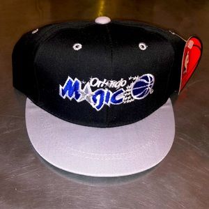 Vintage NBA Orlando Magic Toddler Snapback Black Silver 90s G-Cap Ages 2-4 Yrs